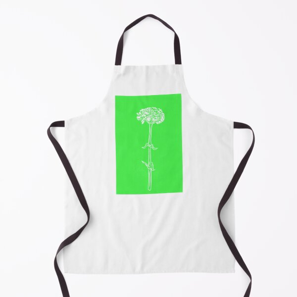 Item preview, Serie de flores raras - impresión de linóleo de clavel verde designed and sold by inkandhue.