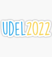 udel 2022 Sticker