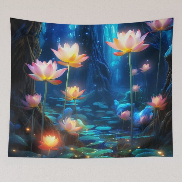 Item preview, Glowing Lotus designed and sold by Art by Lilia.