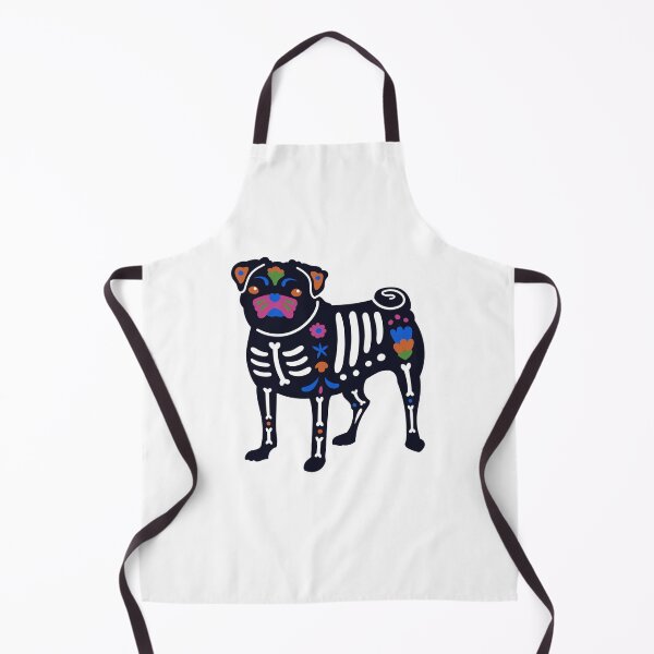 Item preview, Mexican Pug Dog Sugar Skull designed and sold by DerSenat.