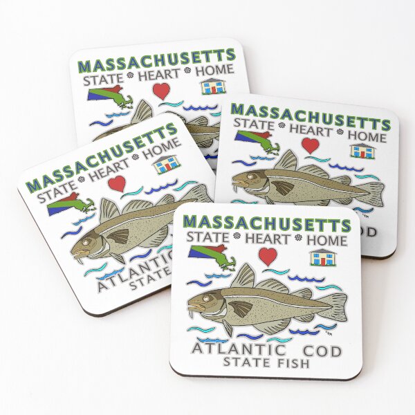 Item preview, Massachusetts - Atlantic Cod - State, Heart, Home - State Symbols designed and sold by Colleen Macomber.