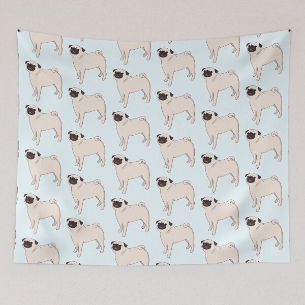 Item preview, Cute Pug illustration  designed and sold by Mayarart.