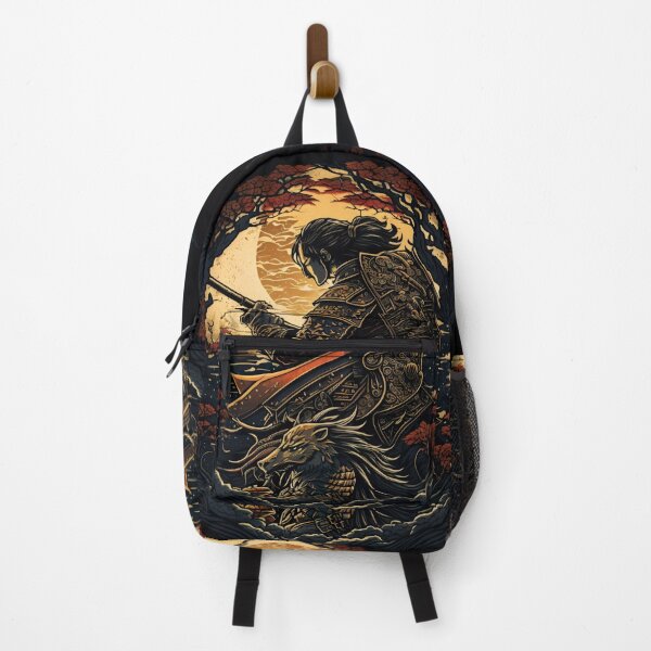 Item preview, Vintage Abstract Japanese Samurai Wall Art | Fantasy Samurai Warrior Yasuhiro designed and sold by Bored Elon.