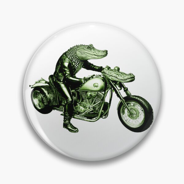 Item preview, Alli gator moto biker designed and sold by luckymando.