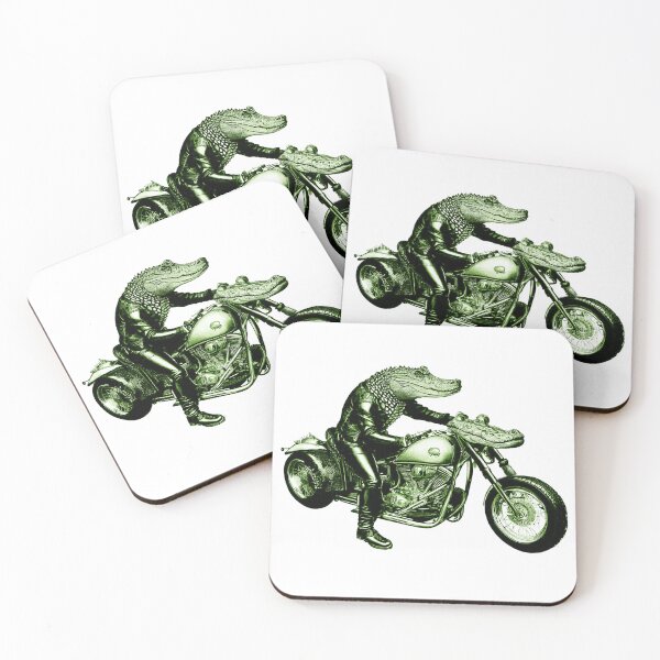 Item preview, Alli gator moto biker designed and sold by luckymando.