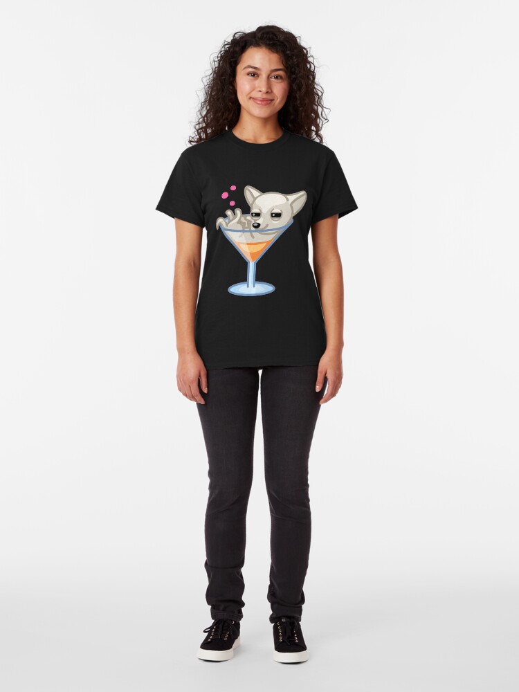 Alternate view of Chihuahua Chiwawa Dog tshirt - Dog Gifts for Chihuahua and Miniature Dog Lovers Classic T-Shirt