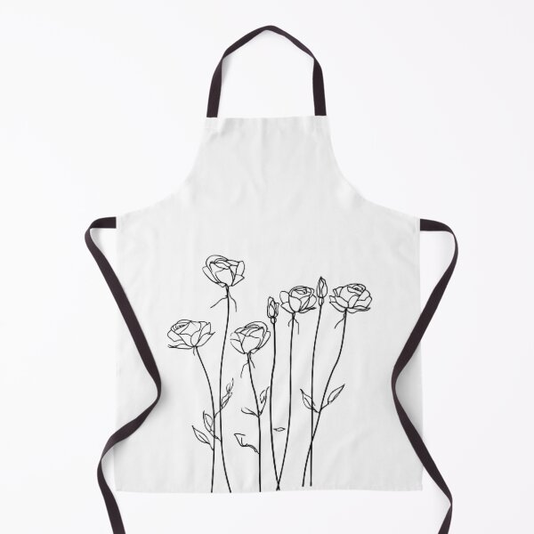 Item preview, Roses. Minimalistic black line art of roses. Black and white aesthetic. Roses love designed and sold by Tsifra.