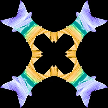 Artwork thumbnail, Colorful Stars Pattern by Meo Design