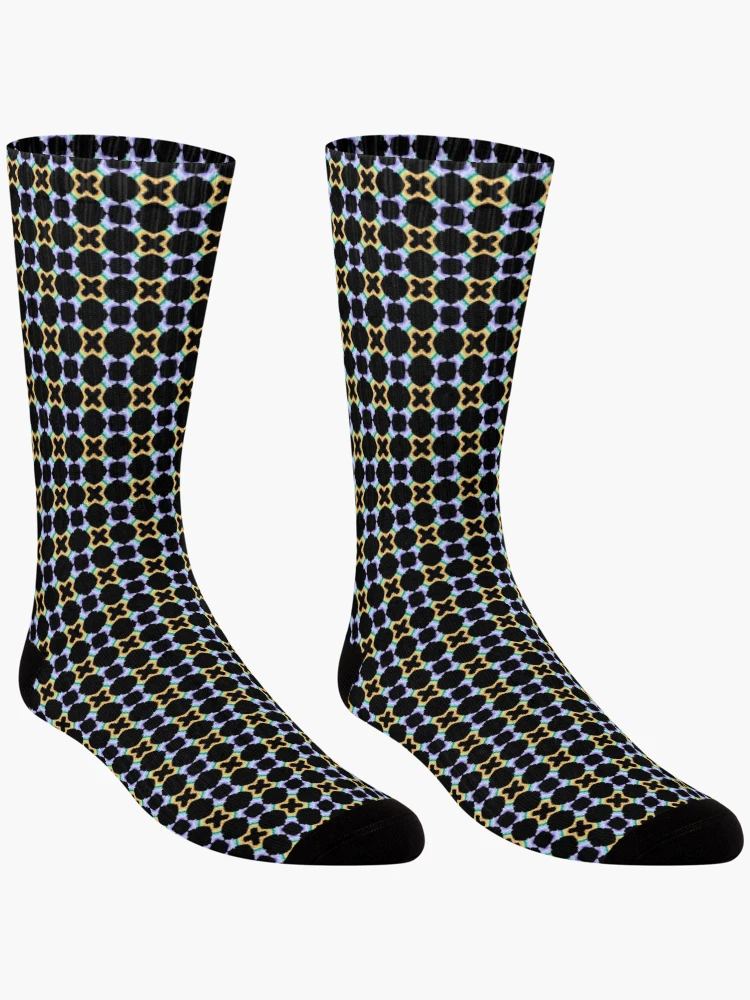 Thumbnail 3 of 5, Socks, Colorful Stars Pattern designed and sold by Meo Design.
