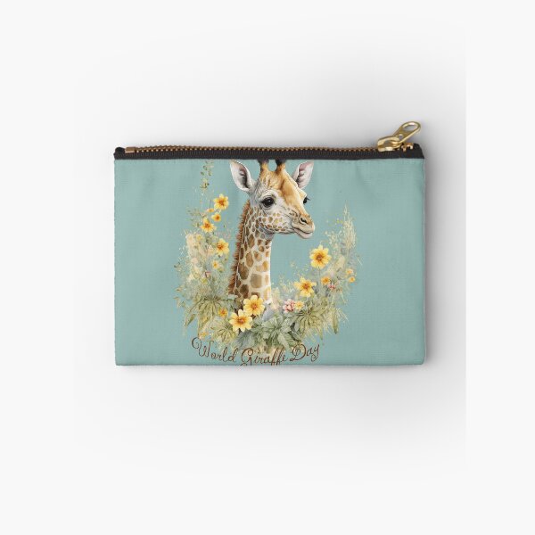 Item preview, World Giraffe Day, watercolor giraffe designed and sold by HolidayBug.