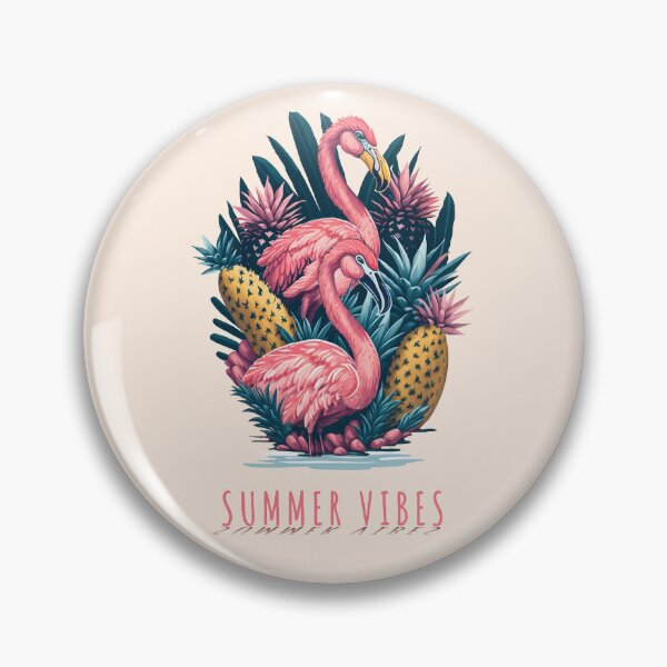 Item preview, Flamingos and pineapples, flamingo Fling, Pineapple Paradise for Summer Vibes designed and sold by Collagedream.