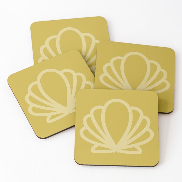 Item preview, Scallop Shell Stylised light brown designed and sold by TheScraggyBeard.