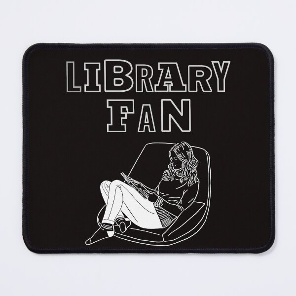 Item preview, library fan designed and sold by misslizzyspin.
