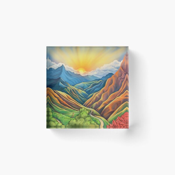 Item preview, Sun in the mountains designed and sold by sinegkina.