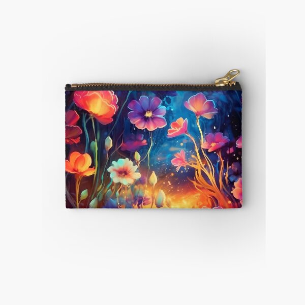 Item preview, Glowing hibiscus and garden painting 1 designed and sold by Art by Lilia.