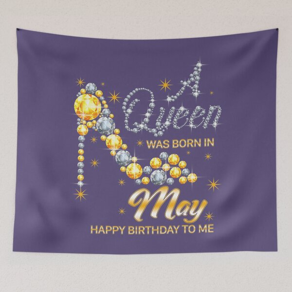 Item preview, Queen was born in May Funny Birthday Cute May 	 	 	 	 designed and sold by vzbvifaazlf18.