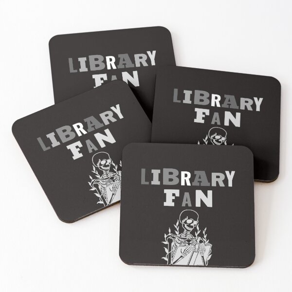 Item preview, skeleton library fan designed and sold by misslizzyspin.