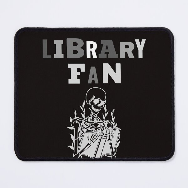 Item preview, skeleton library fan designed and sold by misslizzyspin.
