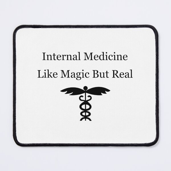 Item preview, Internal Medicine, Like Magic But Real - All Black Version designed and sold by peachesandfizz.