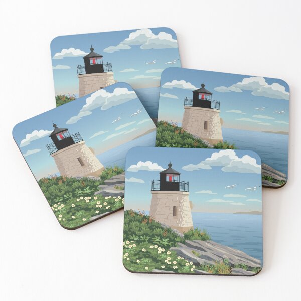Item preview, Castle Hill Lighthouse Rhode Island designed and sold by Barbara Pixton.