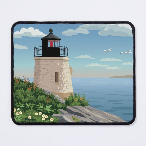 Item preview, Castle Hill Lighthouse Rhode Island designed and sold by Barbara Pixton.