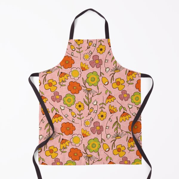 Item preview, 70s Boho Groovy Floral Pink designed and sold by susycosta.