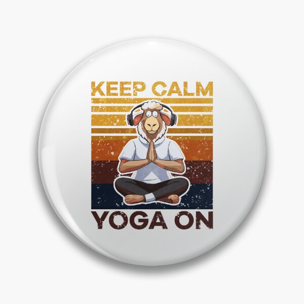 Item preview,   KEEP CALM YOGA ON designed and sold by Creativebomb121.