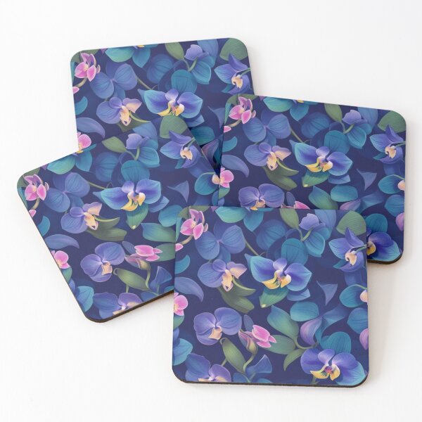 Item preview, semi orchids print canvas designed and sold by Artque24.