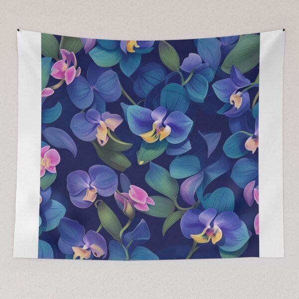 Item preview, semi orchids print canvas designed and sold by Artque24.