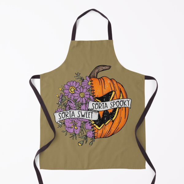 Item preview, Sorta Sweet Sorta Spooky Floral Scary Pumpkin Face Halloween designed and sold by rlaralflkwb23.