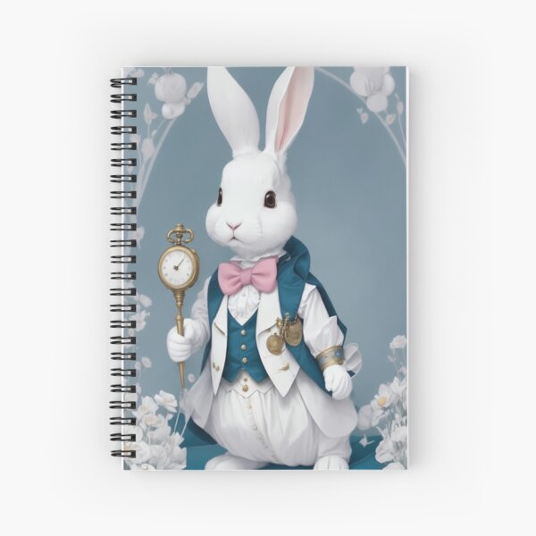 Rabbit Art Spiral Notebooks for Sale