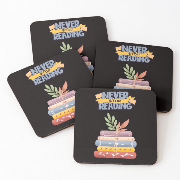 Item preview, never stop reading designed and sold by misslizzyspin.