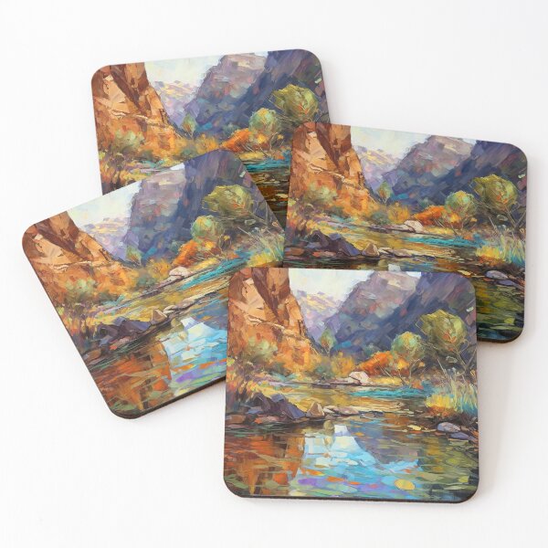Item preview, Lake in Canyon designed and sold by Art by Lilia.
