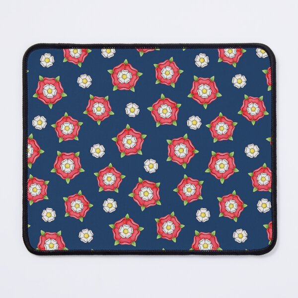 Item preview, Tudor Rose ditsy repeating pattern on night sky navy background designed and sold by HazelFisher.