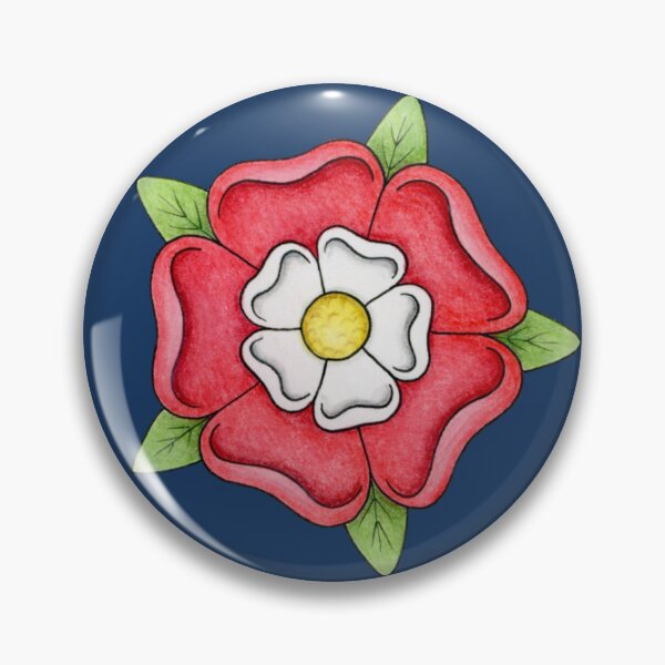 Item preview, Tudor Rose ditsy repeating pattern on night sky navy background designed and sold by HazelFisher.