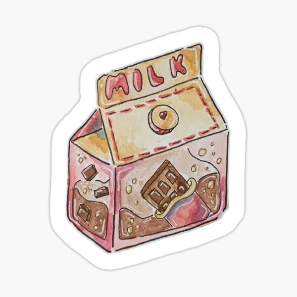 Chocolate Milk Sticker