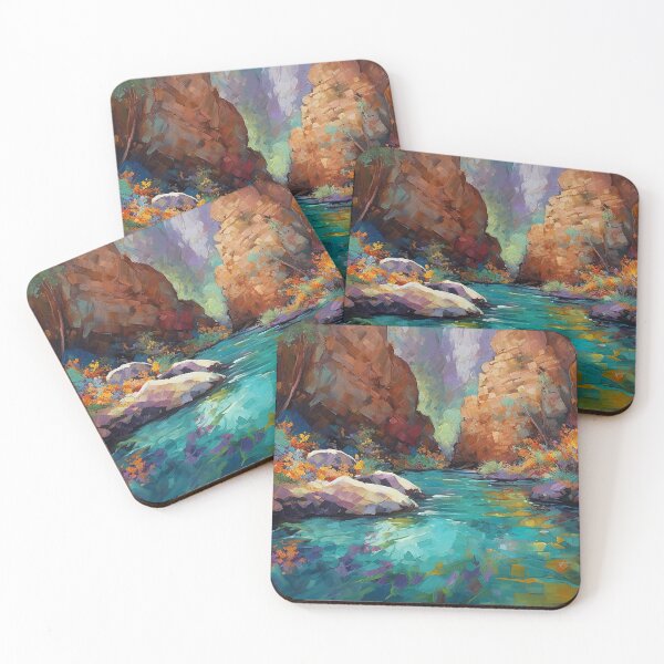 Item preview, Lake in Canyon 1 designed and sold by Art by Lilia.