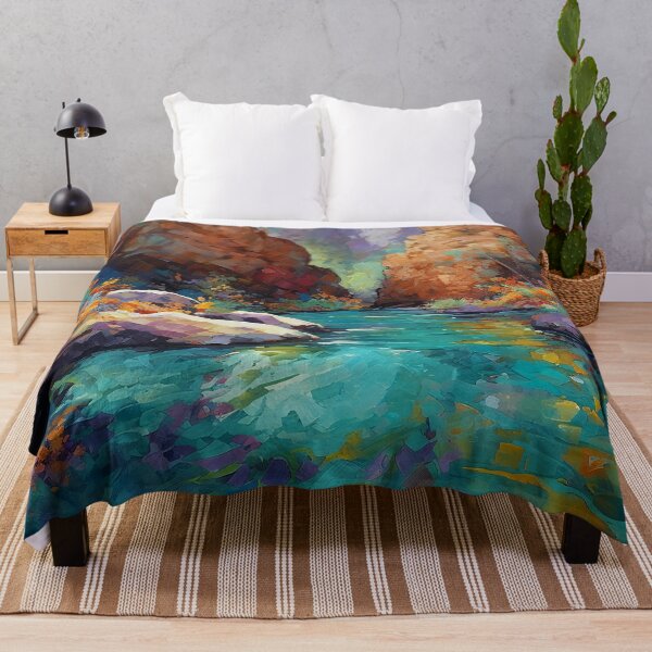 Item preview, Lake in Canyon 1 designed and sold by Art by Lilia.