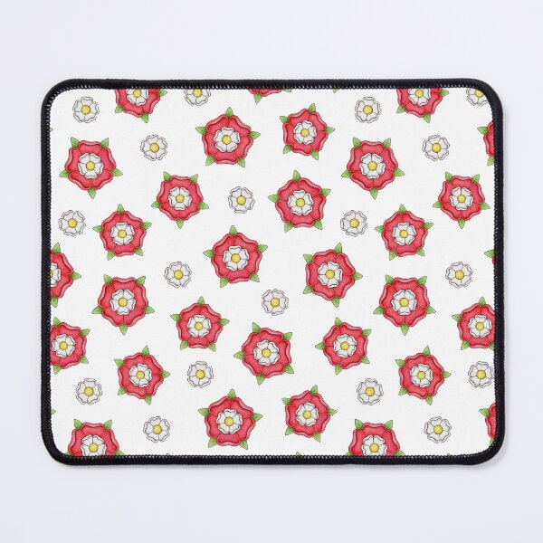 Item preview, Tudor Rose ditsy repeating pattern on white background designed and sold by HazelFisher.