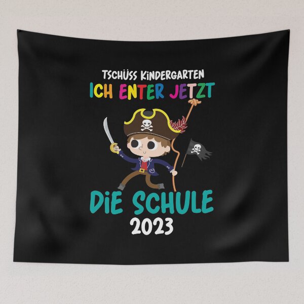 Item preview, Einschulung Schule Pirat Schulanfang Geschenk Schulkind designed and sold by Lenny Stahl.