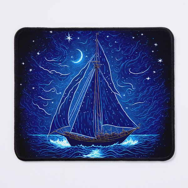 Item preview, Sailboat at Starry Night designed and sold by NBazilenco.