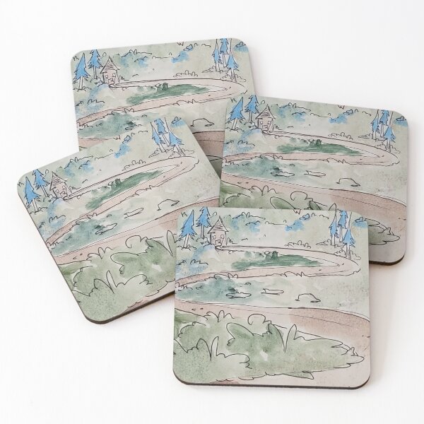 Item preview, Landscape II (Cottage Path) designed and sold by Mackenzoo.