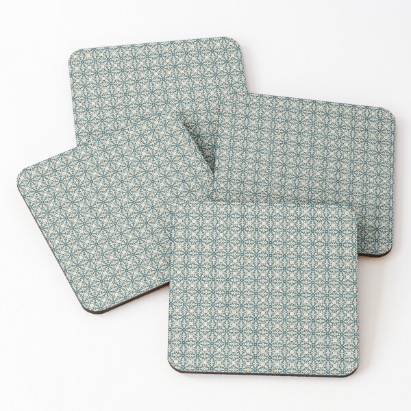 Item preview, Pearly White, Green and Blue Pattern designed and sold by SamJanner.