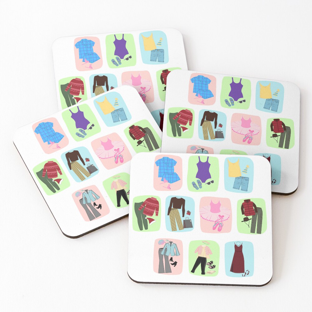 Item preview, Coasters (Set of 4) designed and sold by DualStyleDesign.