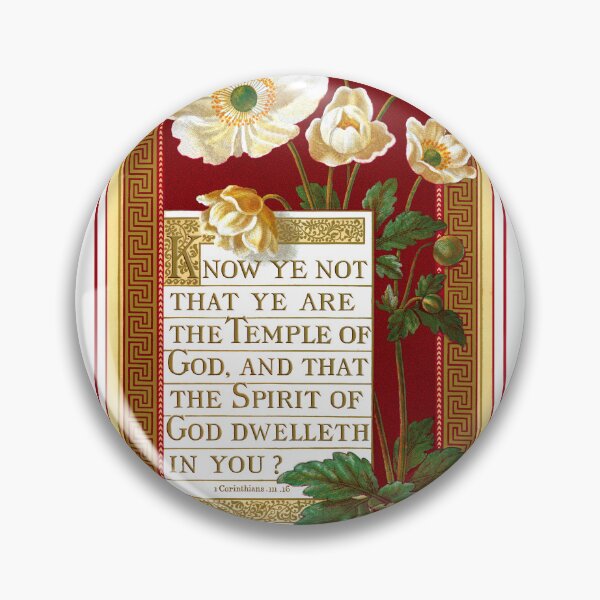 Item preview, Know Ye Not that Ye are the Temple of God designed and sold by Pictures With A Message.
