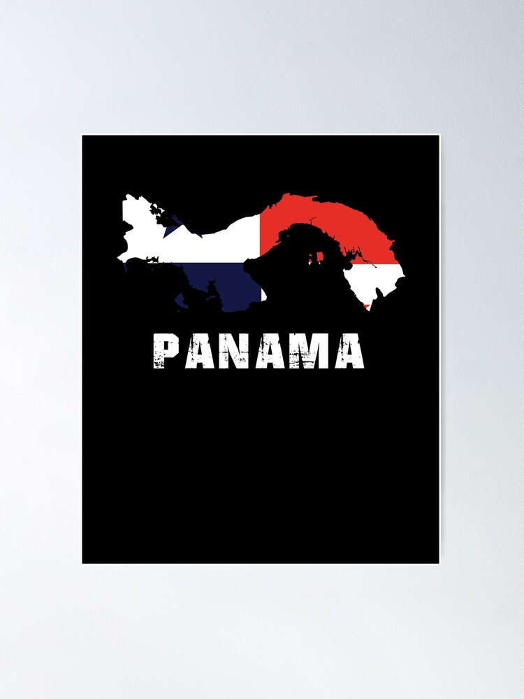 Panama Flag Panamian Caribbean Vacation Panama Poster for Sale by Lenny  Stahl