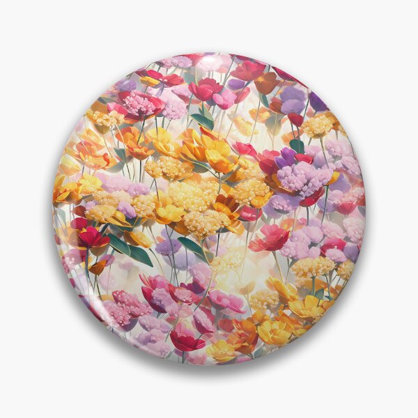Item preview, Las flores coloridas forman un patrón floral hermoso y transparente designed and sold by YPSimon.