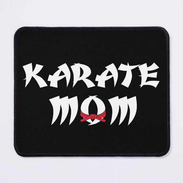 Item preview, Karate Mom Red Belt designed and sold by BadDonkeyDecals.