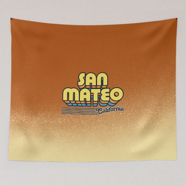Item preview, San Mateo, California | Retro Stripes designed and sold by retroready.