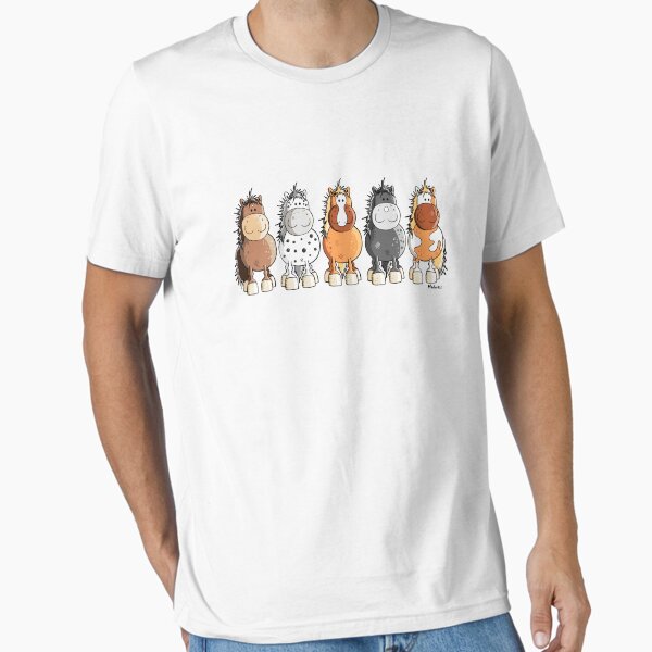 Item preview, Five Happy Horses Cartoon designed and sold by modartis.